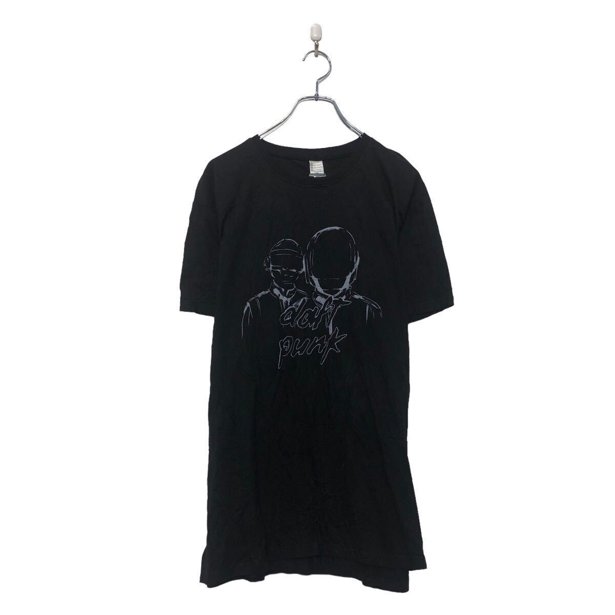 半袖 プリント Tシャツ XXL ブラック ビッグサイズ ダフトパンク daft punk クルーネック 古着卸 アメリカ仕入 a605-6771_画像1