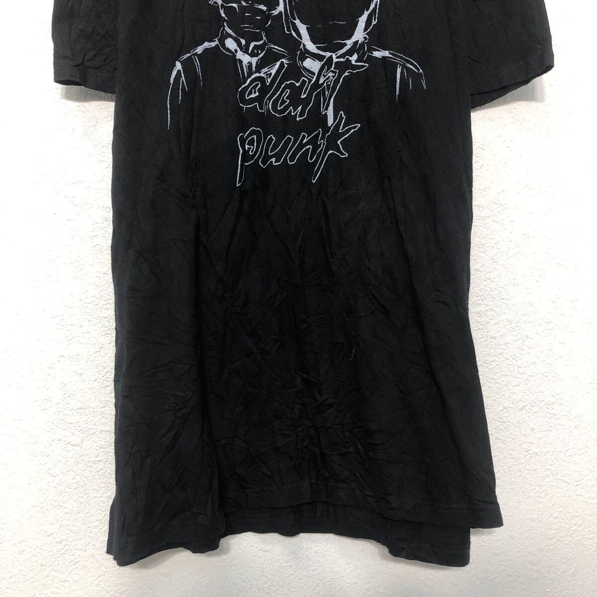 半袖 プリント Tシャツ XXL ブラック ビッグサイズ ダフトパンク daft punk クルーネック 古着卸 アメリカ仕入 a605-6771_画像3