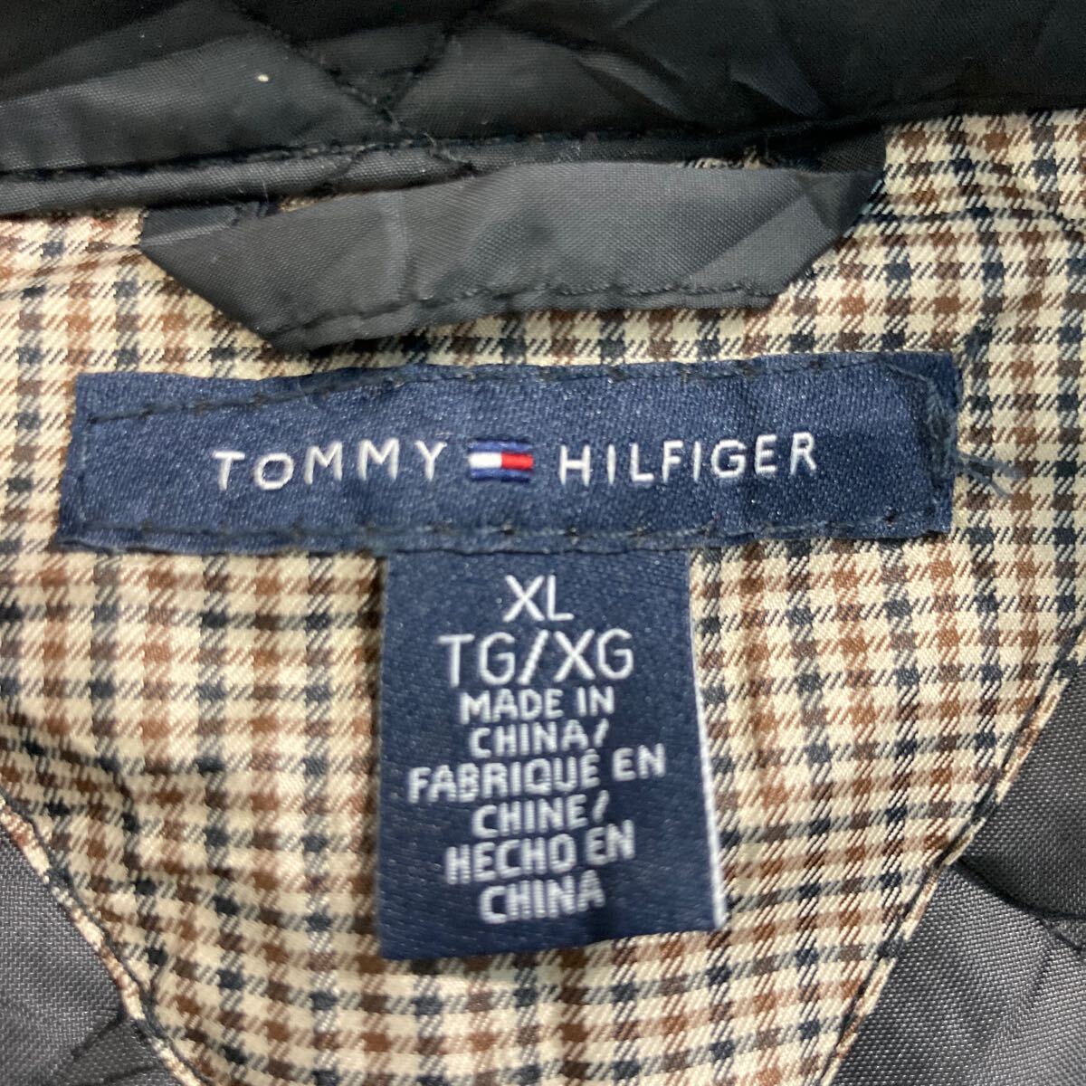 TOMMY HILFIGER ナイロン キルティングジャケット レディース XL ブラック トミーヒルフィガー 古着卸 アメリカ仕入 a605-6686_画像7