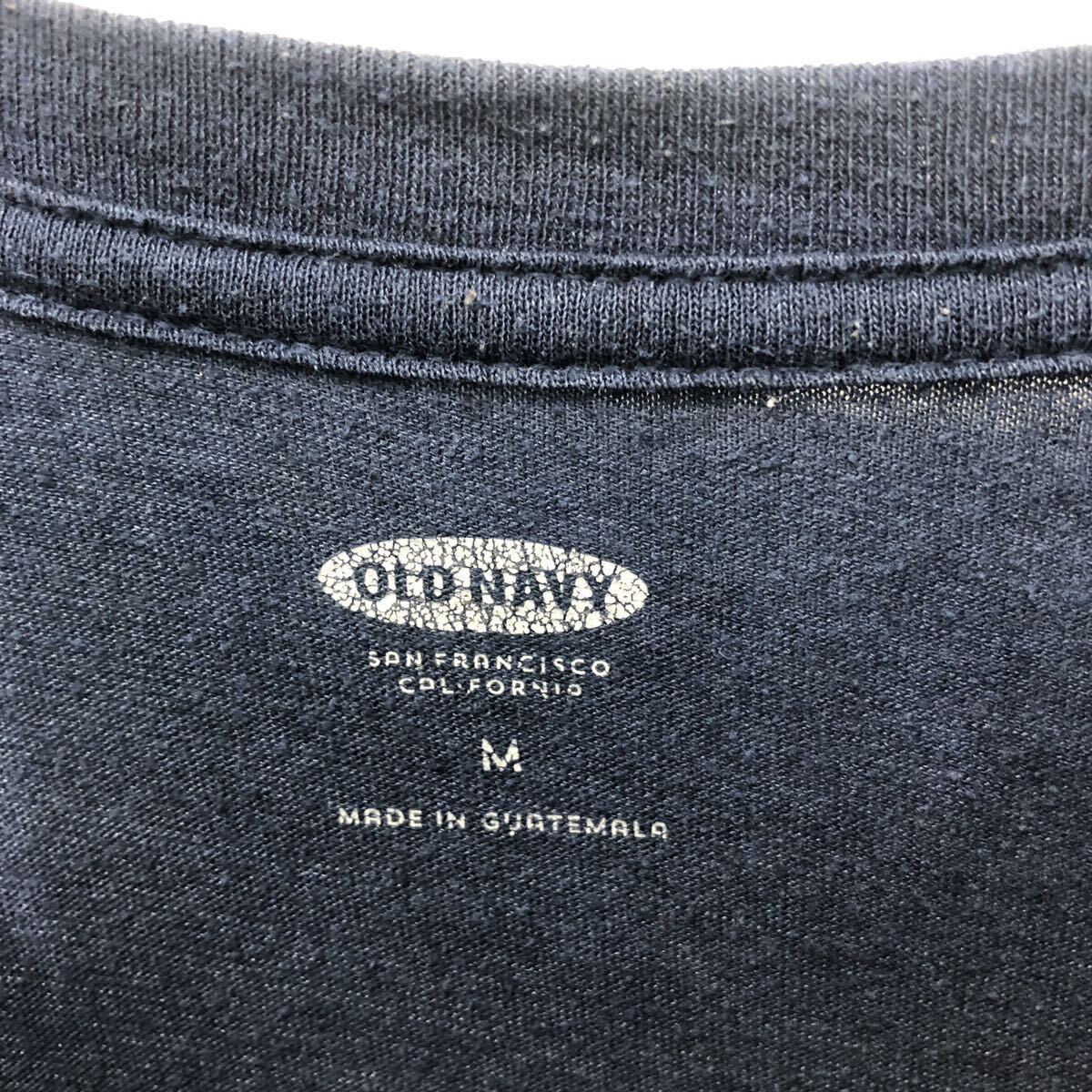 OLDNAVY 半袖 無地 Tシャツ オールドネイビー L~ クルーネック シンプル 古着卸 アメリカ仕入 a605-6754_画像7