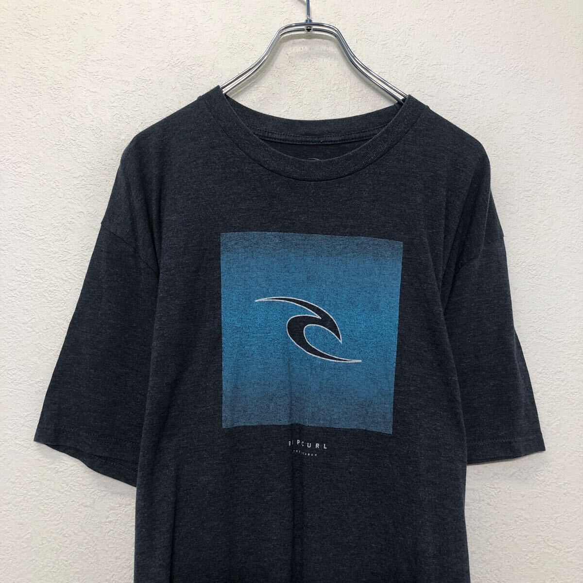 RIPCURL 半袖 プリント Tシャツ XXL ネイビー ビッグサイズ クルーネック 古着卸 アメリカ仕入 a605-6832_画像2