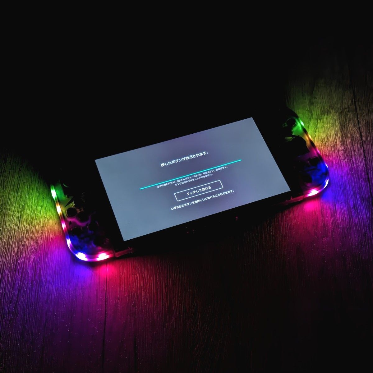 【新品】Joy-Con 連射 Gaming LED ジョイコン クリア ブラック サンダー