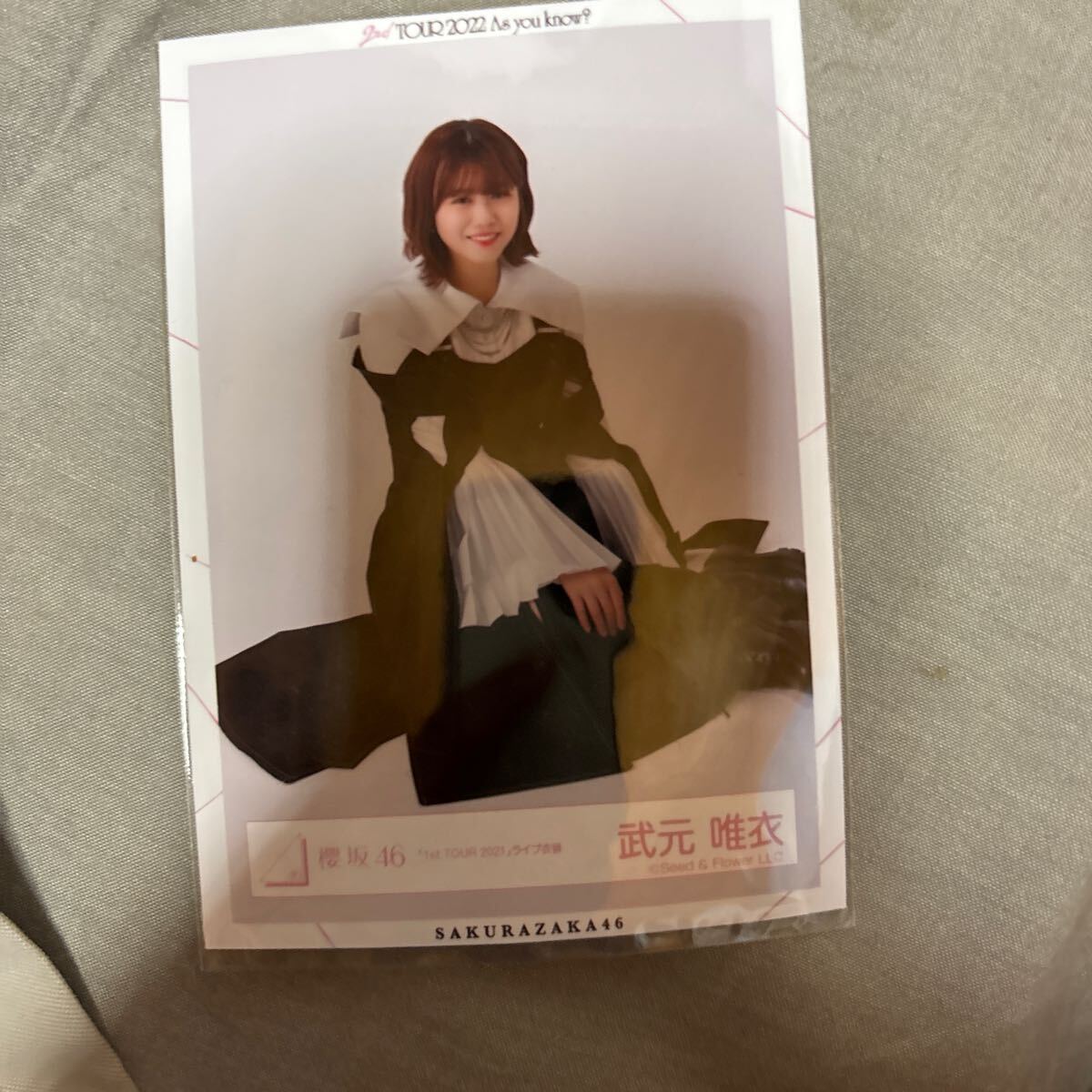 櫻坂46生写真武元唯衣 難ありの画像1