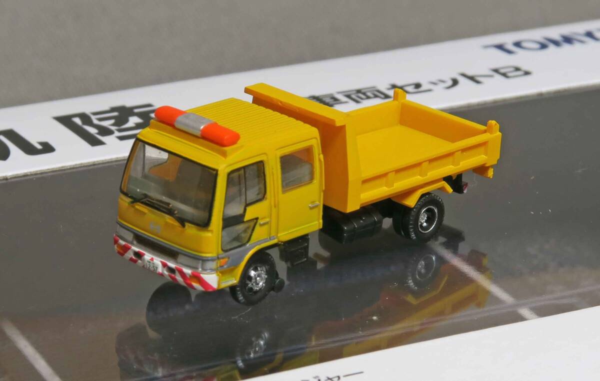 トミーテック トラックコレクション 軌陸 保線車両セットB ばらし品 日野ライジングレンジャー ダンプ 軌陸車_画像1