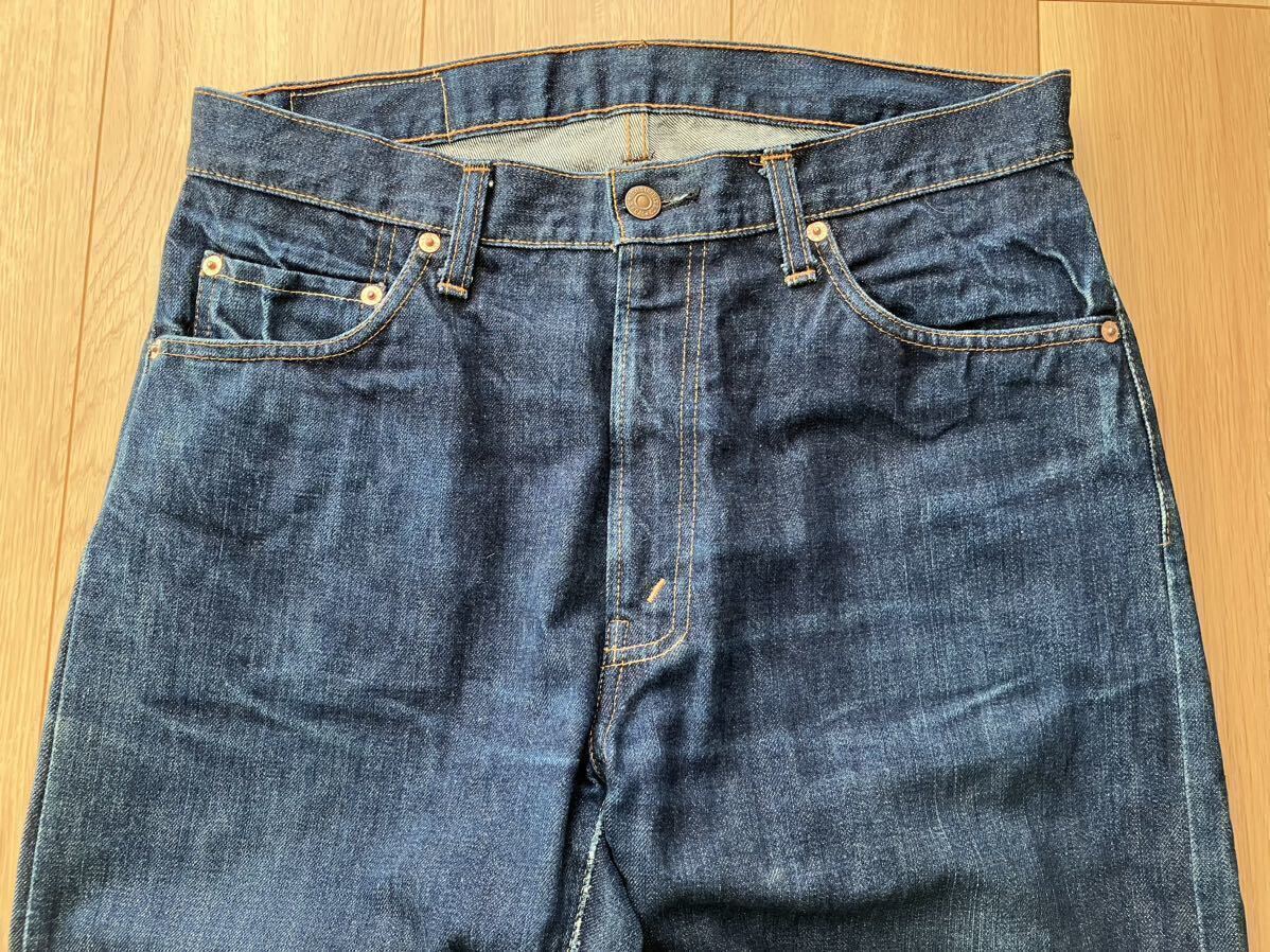 LEVI'S リーバイス505 BIGE 耳付き USA復刻W34L32 BIGE ビンテージ古着ヴィンテージデニムパンツ501XX506507551 赤耳66レプリカ大戦_画像2