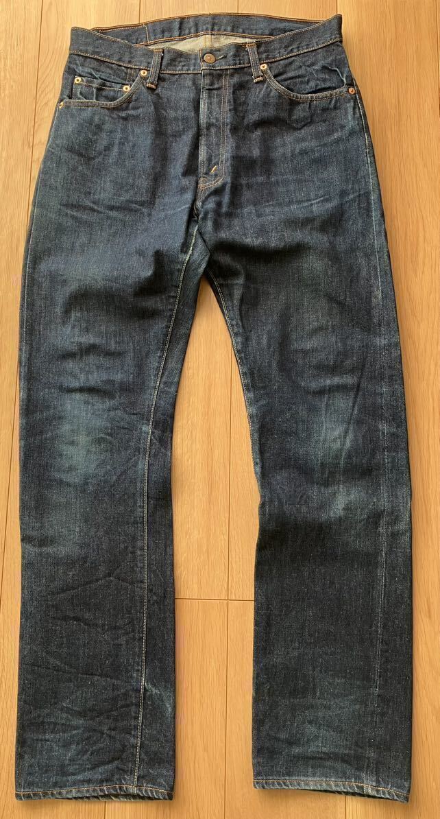 LEVI'S リーバイス505 BIGE 耳付き USA復刻W34L32 BIGE ビンテージ古着ヴィンテージデニムパンツ501XX506507551 赤耳66レプリカ大戦_画像5