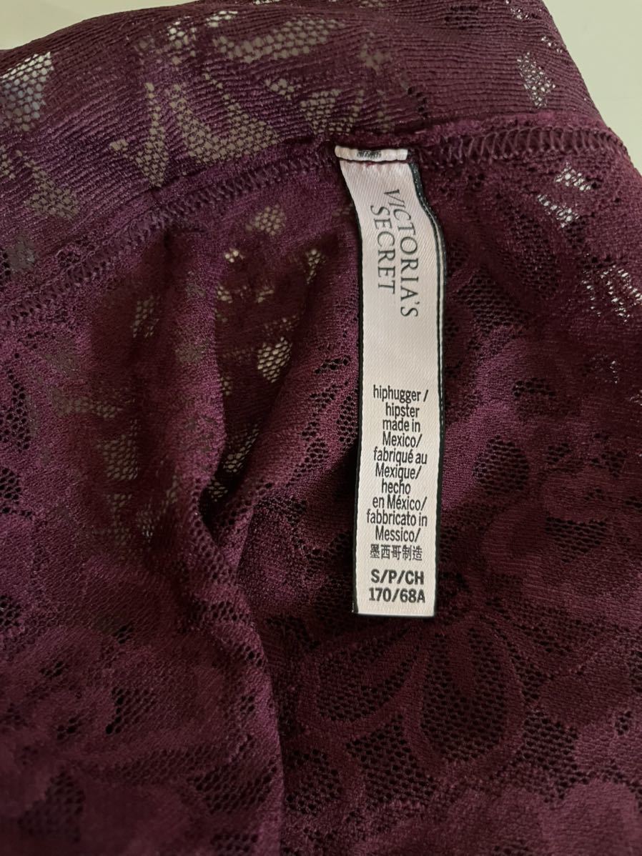 【送料無料】5新品■ヴィクトリアシークレット Victoria's Secret レース ショーツ S (日本サイズ S～M位) 正規 3