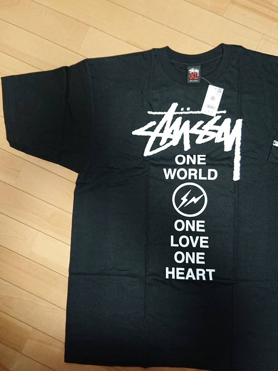 STUSSY×Fragment Design 東日本大震災チャリティー Tシャツ XLの画像2