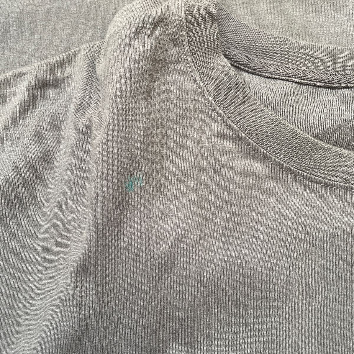 GU オーバーサイズ Tシャツ カットソー 半袖 color チャコールグレー & ブラウン トップス 無地 ポケT 合計4枚 size 3XL_画像4