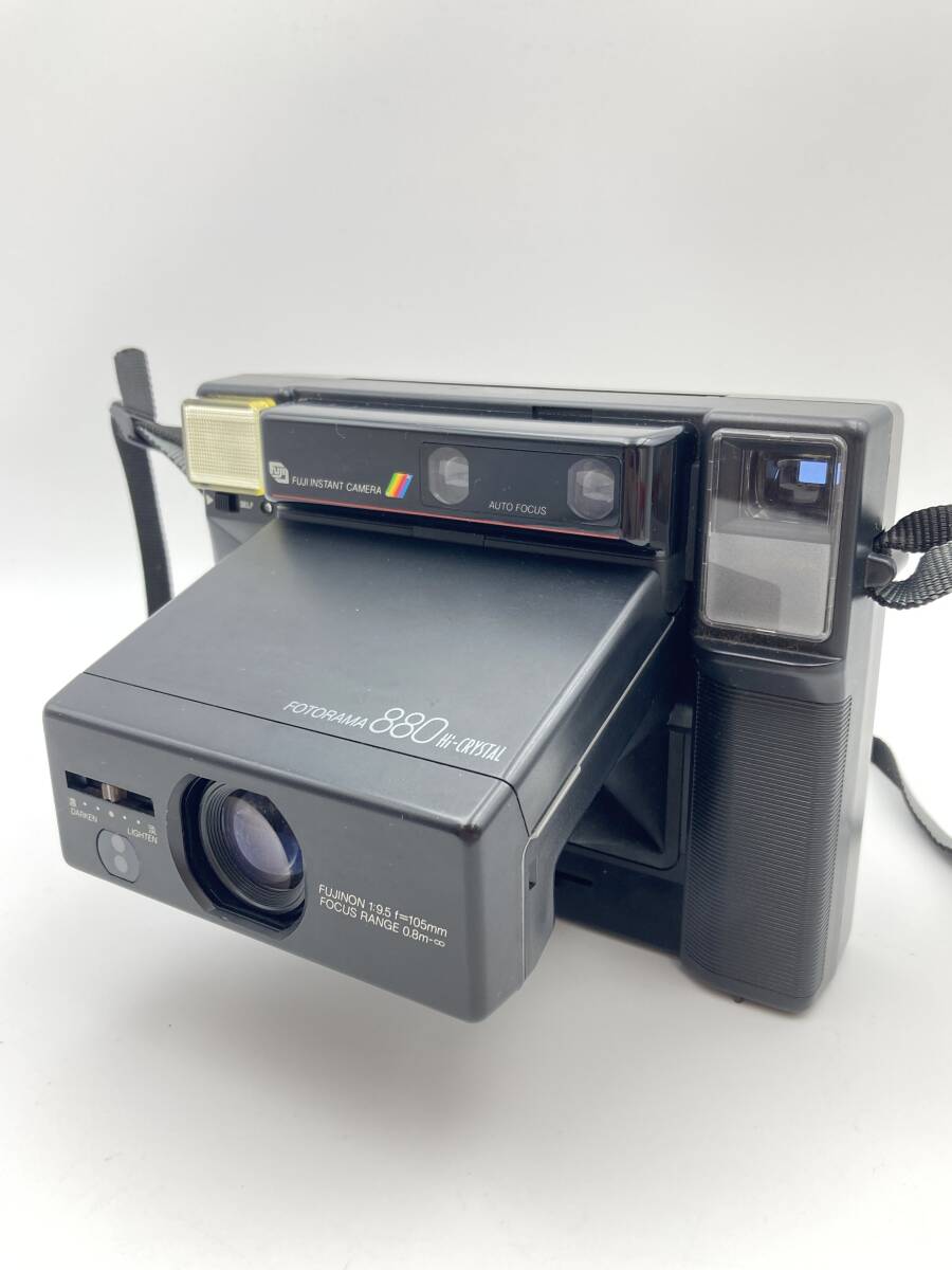 [605]FUJI INSTANT CAMERA Fuji film FOTORAMA 880 Hi-CRYSTAL instant camera operation not yet verification photo llama Junk 