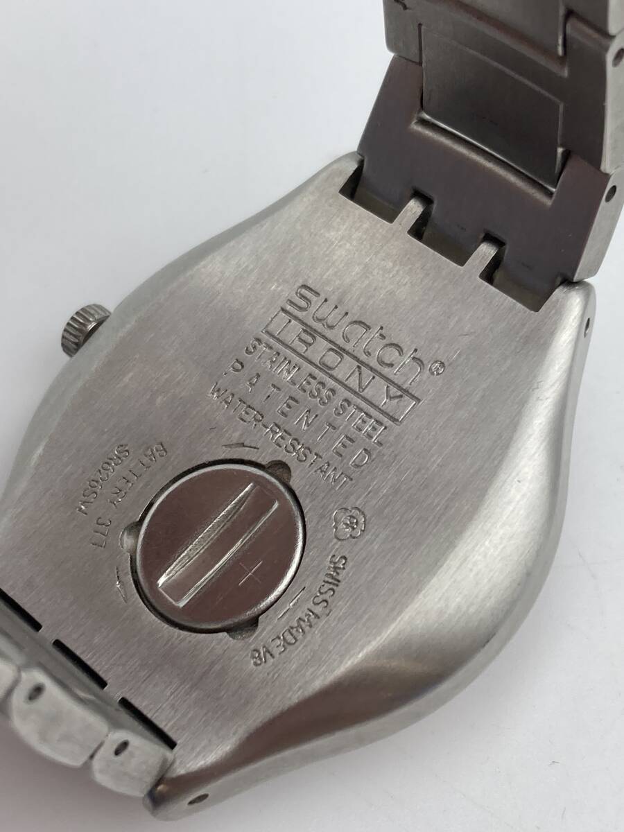 【698B】稼動品 Swatch スウォッチ IRONY アイロニー 腕時計 クオーツ コレクション コレクター オレンジ文字盤 メンズ _画像9