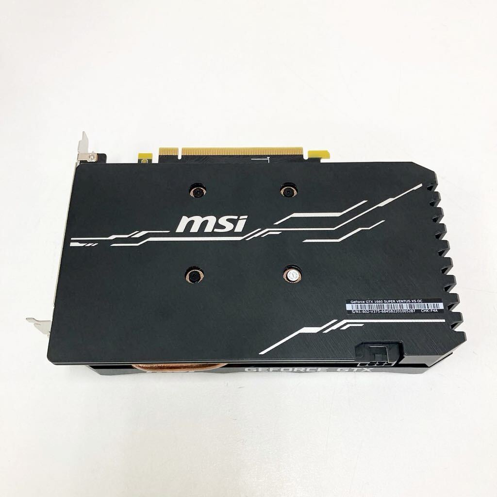 ★1円 〜 【極美品】 MSI GeForce GTX 1660 SUPER VENTUS XS OC グラフィックスボード 売り切り！_画像4