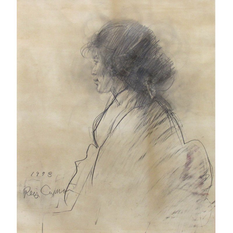 【GINZA絵画館】鴨居　玲　１０号「婦人像」１９７３年作・公式鑑定証書付き・希少な１点もの　Y53H9N0B0V7C4Z_画像3