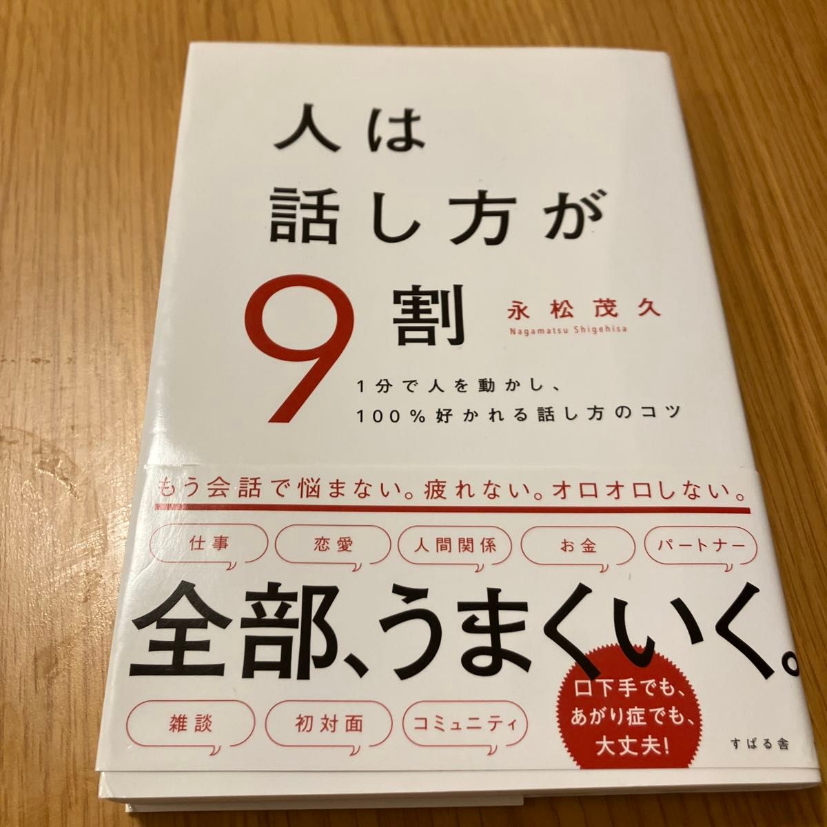 人は話し方が９割　１分で人を動かし、１００％好かれる話し方のコツ 永松茂久／著