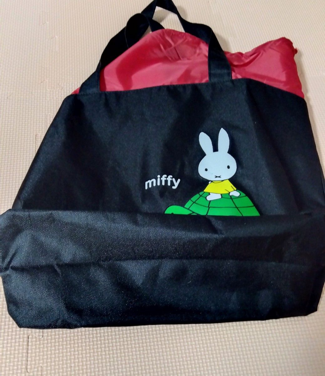 未使用　Miffy ミッフィーショルダーバッグ非売品　フジパン『ミッフィーお買い物巾着トートエコバック』大容量　 