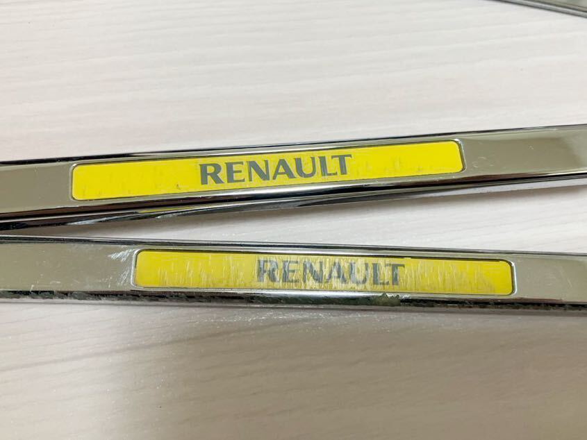 ルノー Renault車用 純正 ナンバーフレーム ナンバープレートカバー 送料無料 _画像2