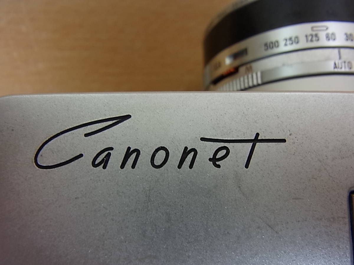 ◎C/777●キャノン Canon☆フィルムレンジファインダーカメラ☆Canonet☆動作不明☆ジャンク_画像9