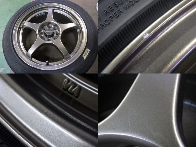 ★シュナイダー A-TECH★4本セット WINRUN R330 185/55R16 社外 アルミ 100 4H 73mm 16インチ 6.5J +40 中古 タイヤ ホイール_画像5