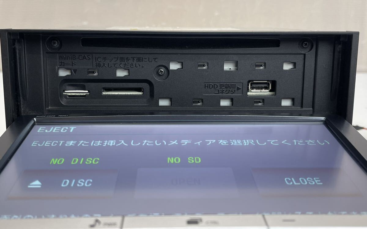 トヨタ 純正 NHZN-X62G HDDナビ 地デジフルセグTV/CD/DVD/Bluetooth 8インチ地図データ2012年 _画像8