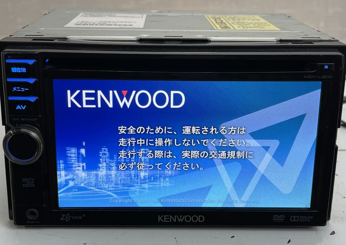 KENWOOD Kenwood MDV-L300 1 SEG USB/CD/DVD /Bluetooth 2012 year (G57)