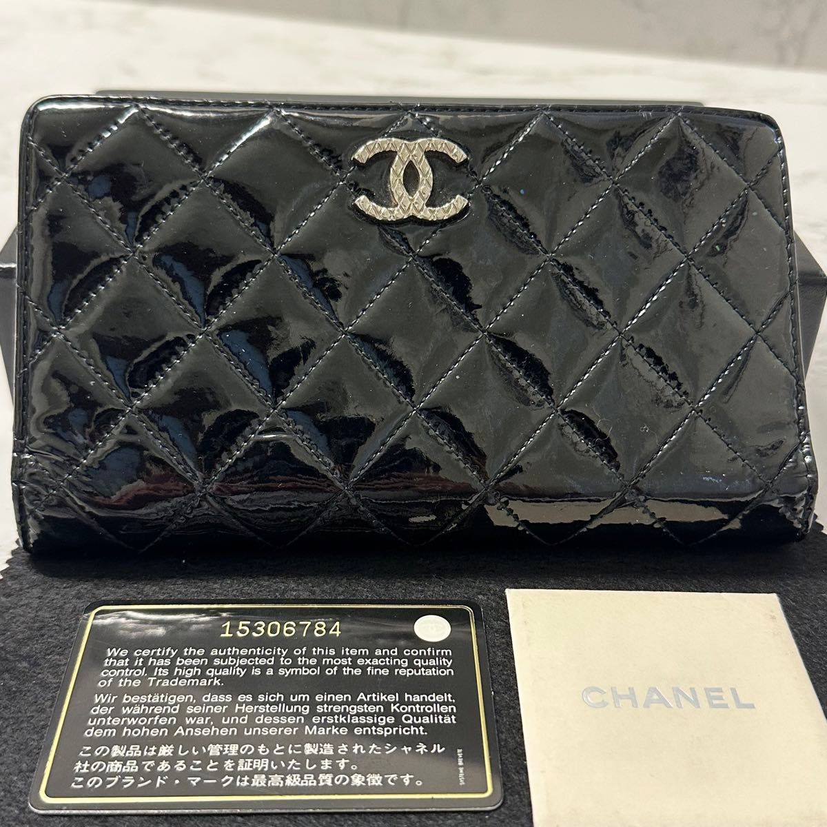 新品同様！ シャネル CHANEL 財布 長財布 マトラッセ