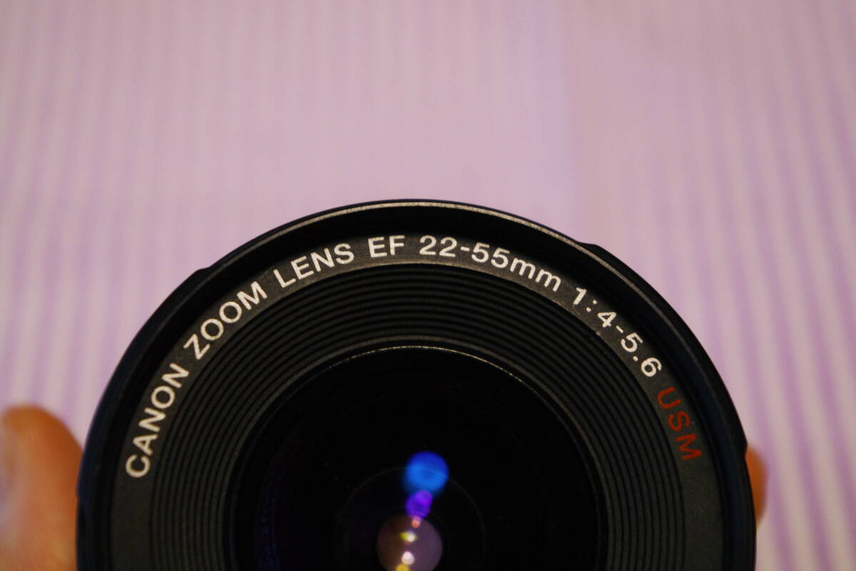  Canon キャノン ULTRASONIC CANON LENS EF 22-55mm 1:4-5.6 USM キヤノン レンズ カメラ ■r5の画像4