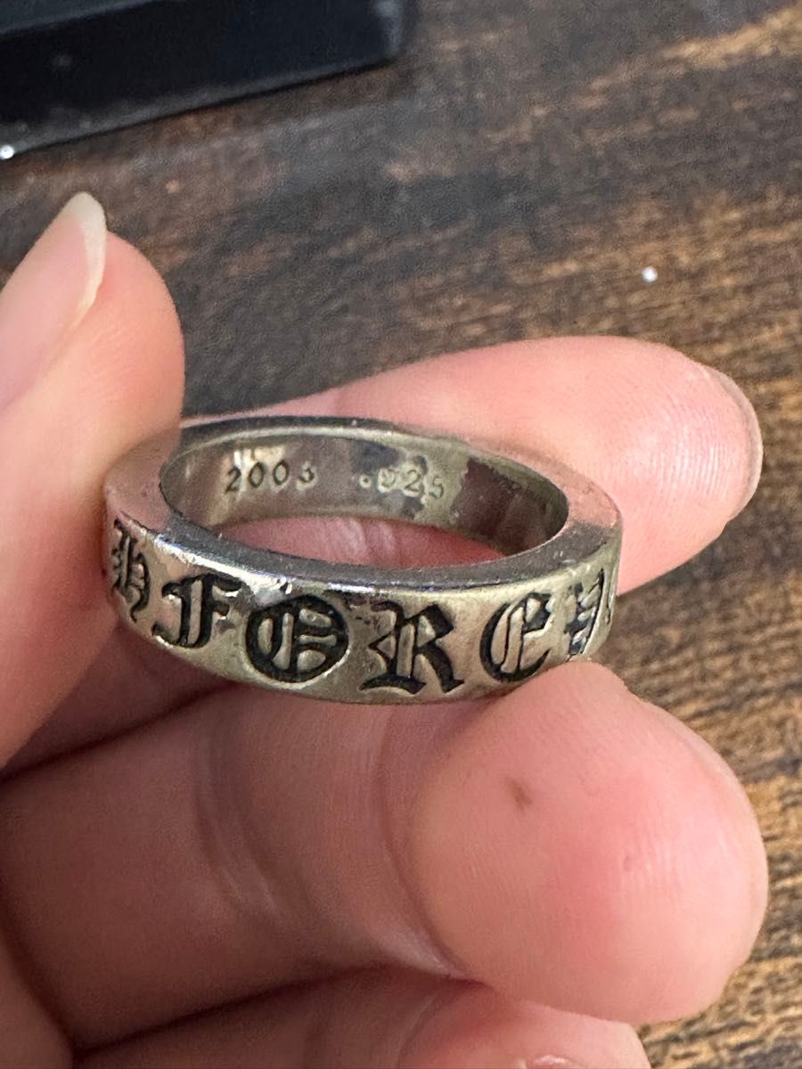 クロムハーツ NTFL W BABY FAT ベイビーファットリング クロムハーツ Chrome Hearts リング NTFL ベイビーファット