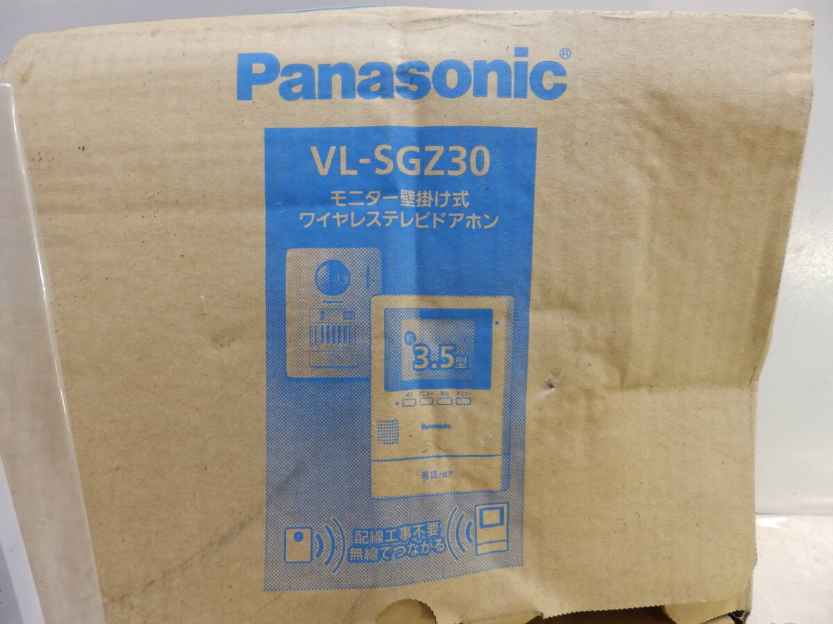 1 Panasonic パナソニック モニター 壁掛け式 ワイヤレステレビドアホン VL-SGZ30 インターホン 取扱説明書有り 保管未使用！ _画像5