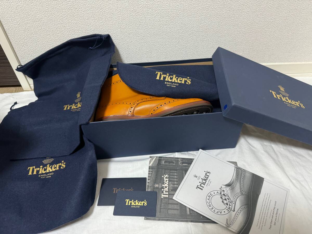 ■新品未使用（65%オフで）■Tricker's・トリッカーズ　ブーツ　M5634 STOW / ACORN ANTIQUE UK7.5　26cm相当　（603-177）_画像10