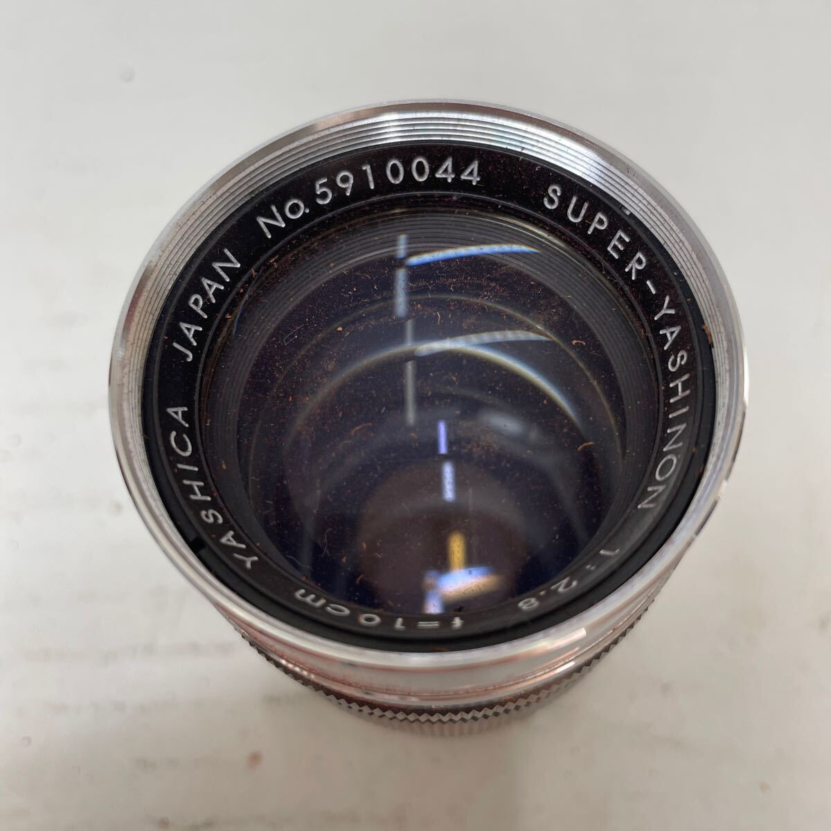 ジャンク/返品不可 レンズ YASHICA SUPER-YASHINON F2.8 10cm , ビューファインダー Canon 100 #j02005 j6の画像2