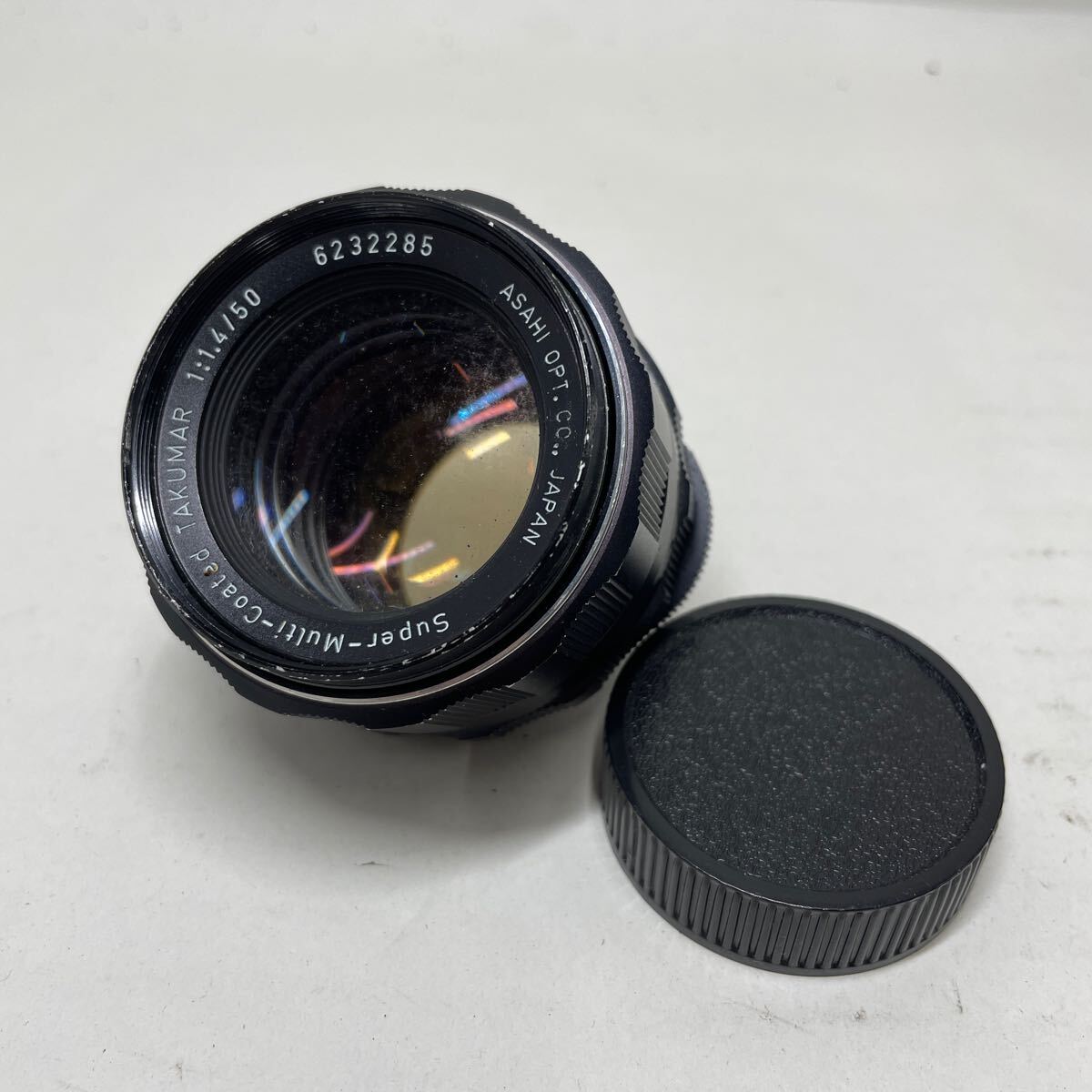  Junk / returned goods un- possible lens ASAHI Super-Multi-Coated TAKUMAR 50mm F1.4 #i53157 j8