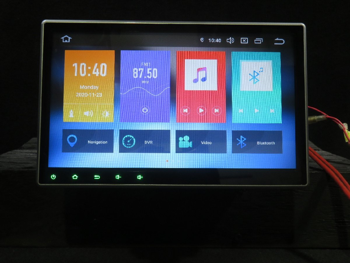 【即決】★送料込★ XTRONS [TBE100] アンドロイドナビ 2DIN 大画面 10インチ DVD Bluetooth wifi Google 中古 T201の画像3