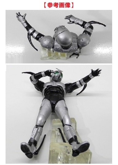 バンダイ アルティメットソリッド「シャドームーン」～ダークヒーローズ 仮面ライダーBLACK ※小袋未開封・未使用品、カード付き_画像6