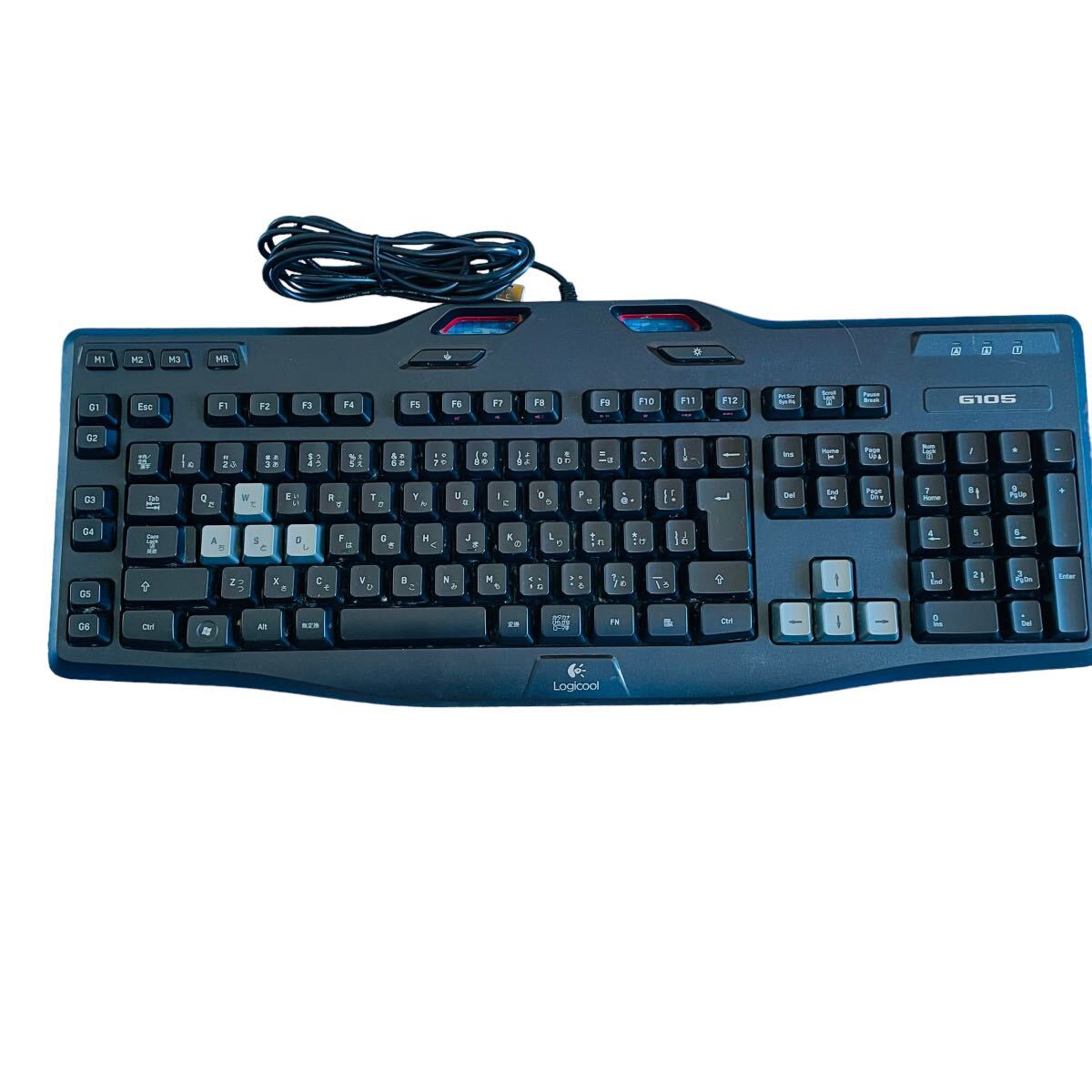 G05021 Logitech G105 Gaming Keyboard G105 （ブラック） ゲーミングキーボード_画像1