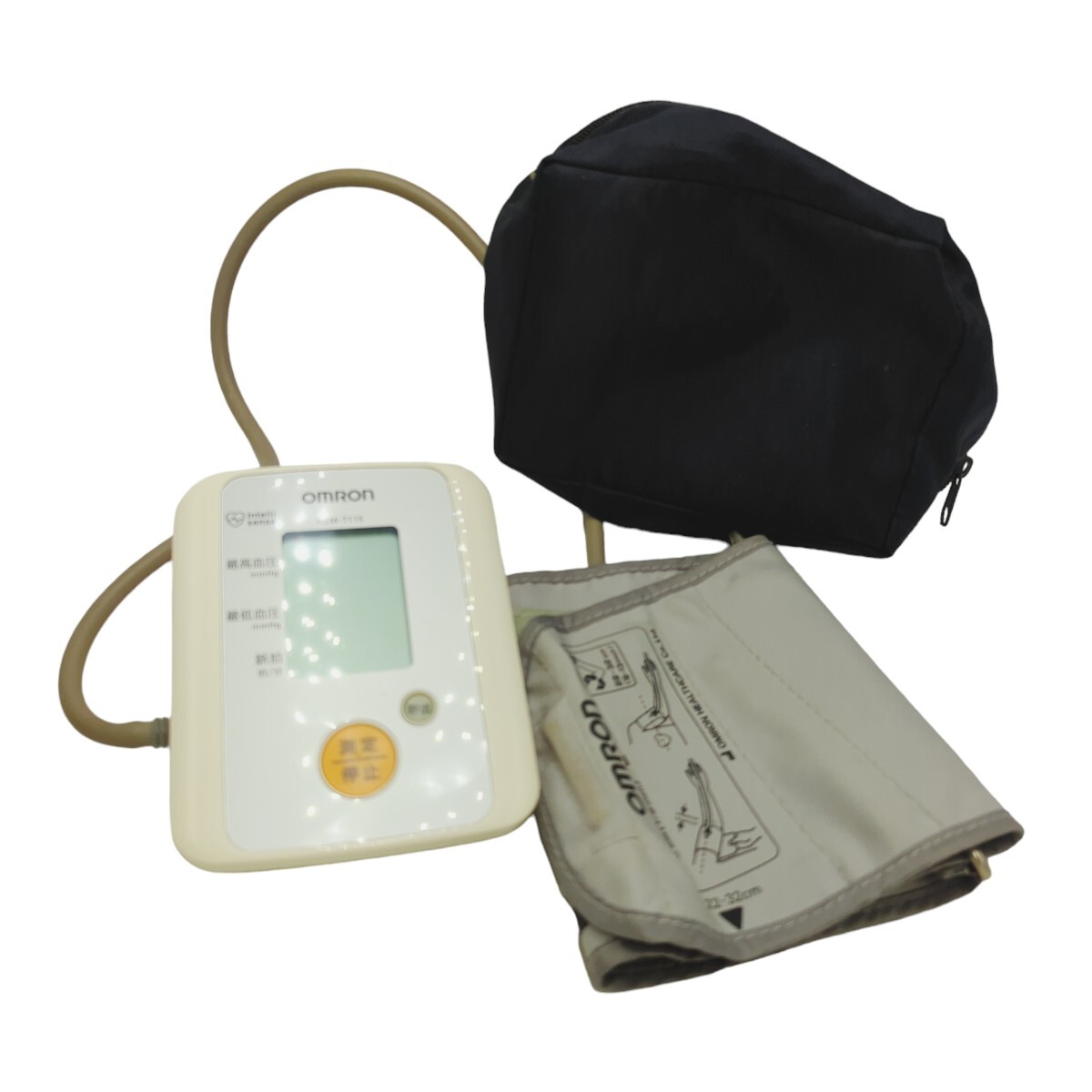 H05064 上腕式血圧計 デジタル自動血圧計 上腕式 血圧計 自動血圧計 測定器 自動電子血圧計 デジタル OMRON オムロン HEM-7115_画像1