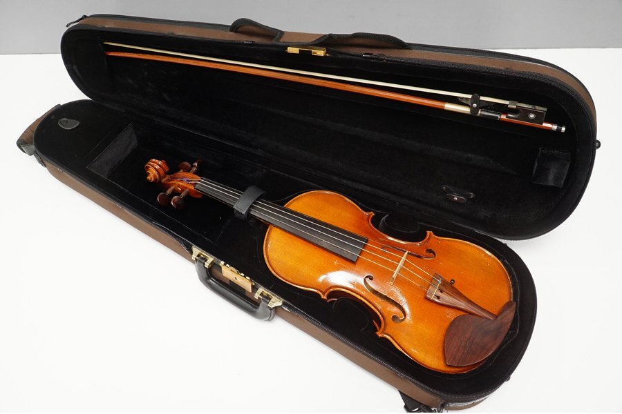 668 Германия производства Claus Hermann (kla незначительный he Ла Манш ) No.62 4/4 скрипка 2004 год концерт модель смычок * с футляром 