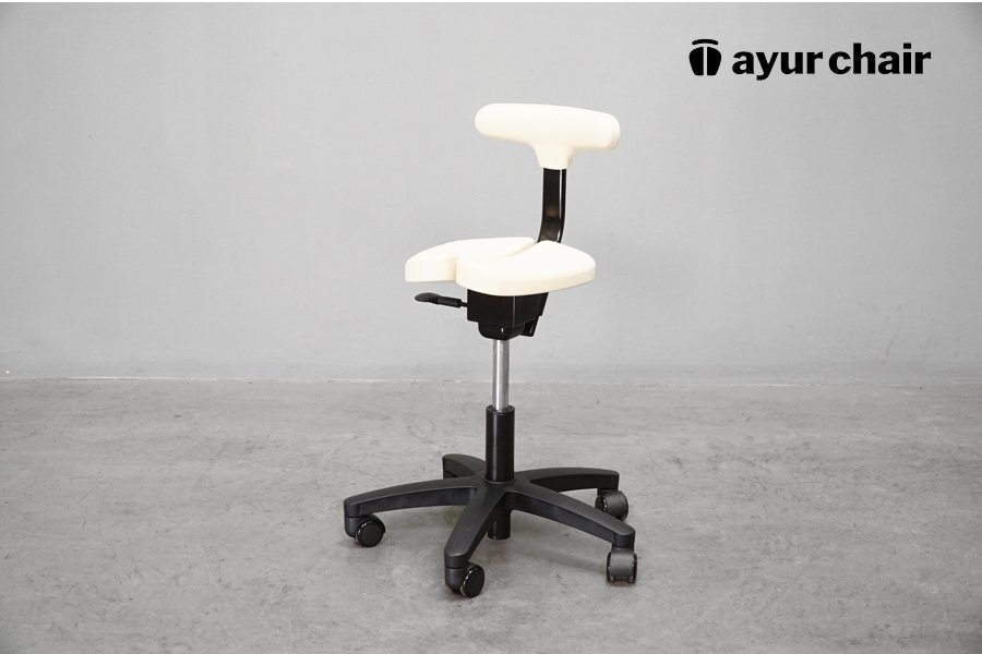 503 展示極美品 ayur chair(アーユル チェア) オクトパス キャスター付き ベージュ 姿勢矯正椅子5.9万_画像1