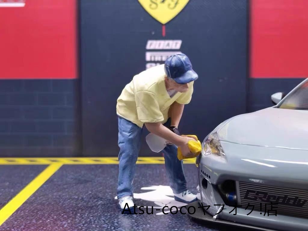 1/18 模型　男性　人形　フィギュア モデル ミニカー等に　ガレージ等　ミニチュア
