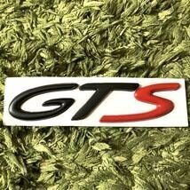 ポルシェ GTS エンブレム リア トランク 958 997 991 カレラ ボクスター カイマン マカン パナメーラ GTS エンブレム_画像3
