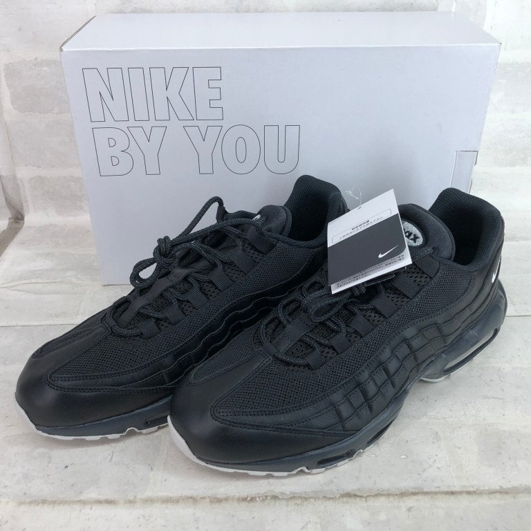 NIKE ナイキ タグ付/箱有 AIR MAX 95 By You Custom エアマックス 314350-998 SIZE:30cm ブラック MH632024051404_画像1