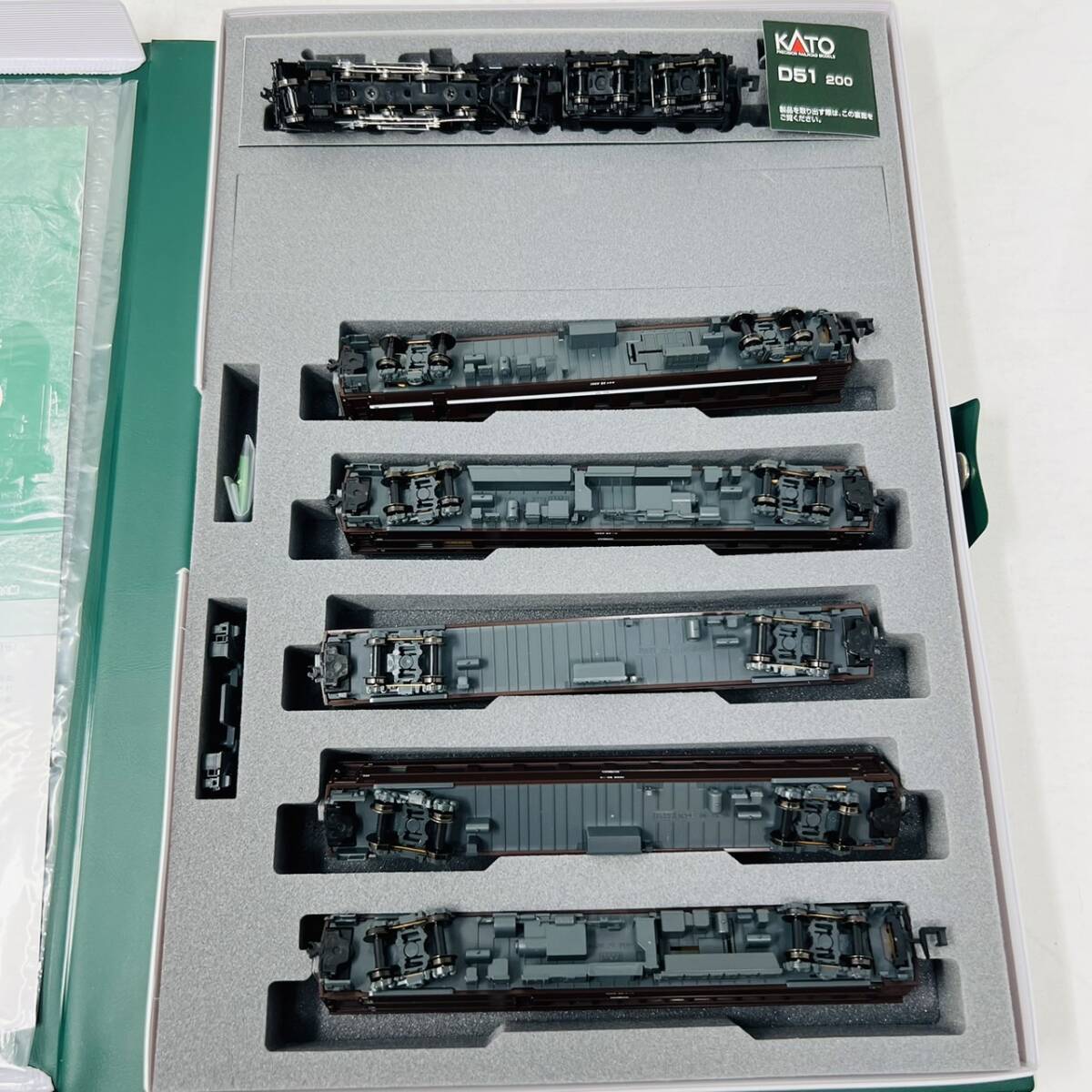 【状態良好】KATO 10-1499 D51 200 + 35系 SL やまぐち号 6両 セット Nゲージ 鉄道模型 / N-GAUGE 特別企画品 STEAM LOCOMOTIVE YAMAGUCHI_画像7