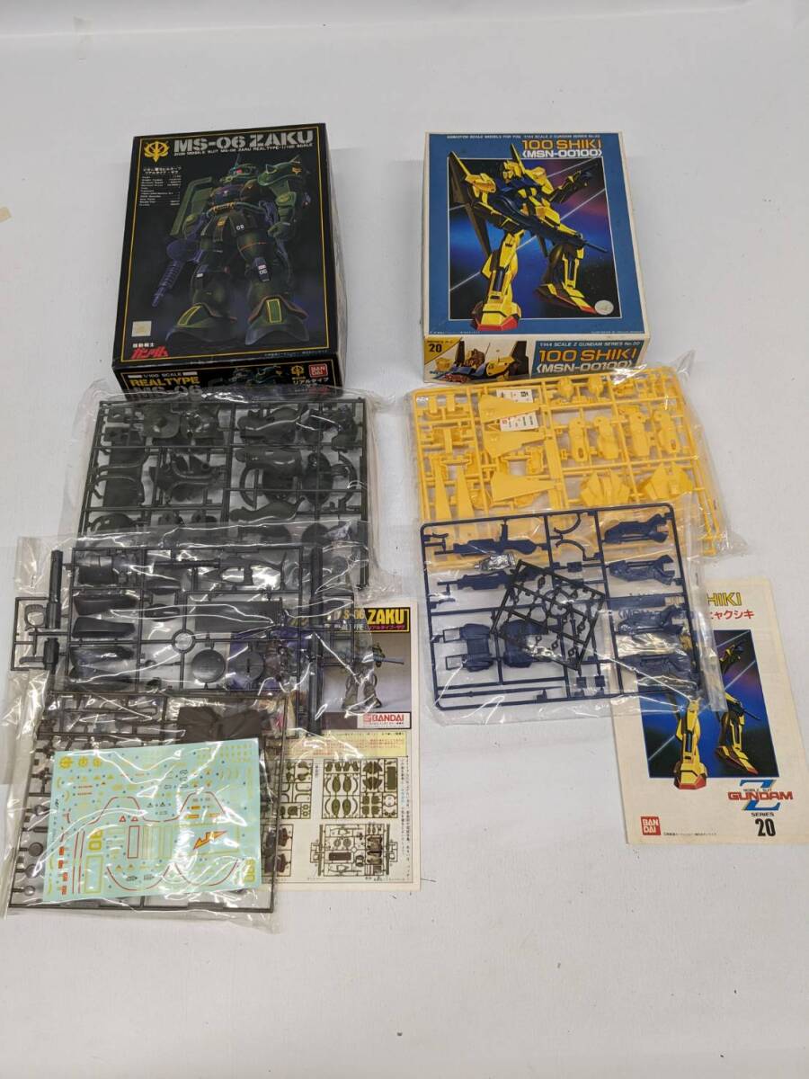 [ not yet constructed ] Gundam plastic model gun pra summarize 13 point set HG old kit Bandai / GUNDAM F91 ZZ 100 type i-ji fibre Ongg The kgf