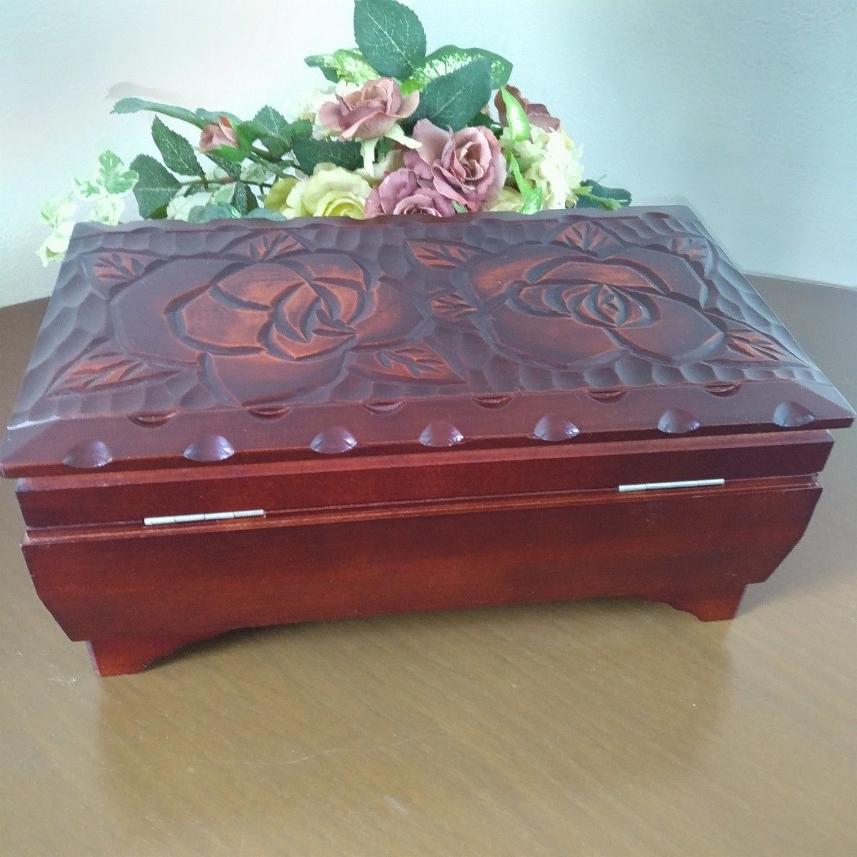 薔薇柄木彫り オルゴール 春の海 美品|Yahoo!フリマ(旧PayPay 薔薇柄木彫り オルゴール 春の海 美品|Yahoo!フリマ(旧PayPay