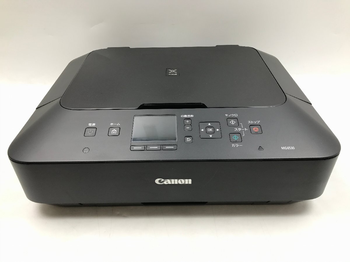 CANON キャノン PIXUS A4インクジェット複合機 プリンター MG6530 インク6色 最大A4サイズ 電源コード付属 1円～ Y04122S_画像2