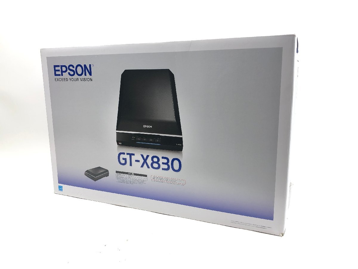 未使用品 EPSON エプソン カラリオ GT-X830 フラットベッドスキャナー A4 6400dpi Y04162Sの画像1
