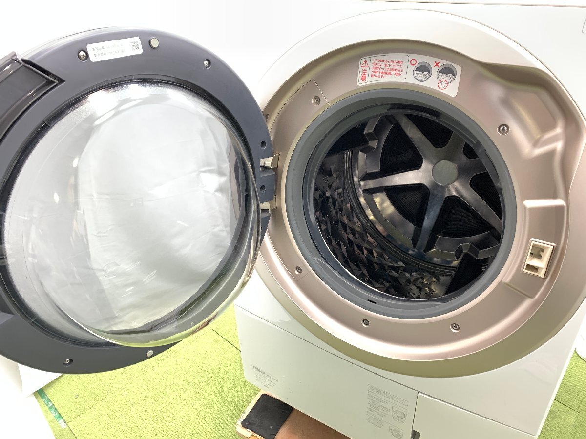 パナソニック Panasonic ドラム式洗濯乾燥機 洗濯11kg 乾燥6kg 左開き 自動投入 ナノイー ダニバスター NA-VX5E6L 2019年製 d05015Nの画像5