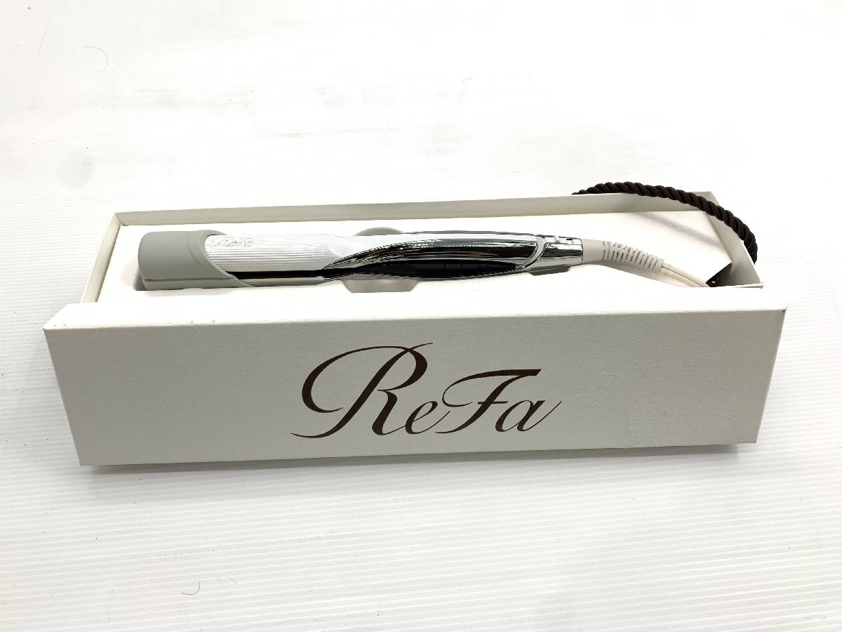 美品 MTG ReFa BEAUTECH STRAIGHT IRON ヘアアイロン リファビューテックストレートアイロン カーボンレイヤープレート RE-AC02A 04098Sの画像1