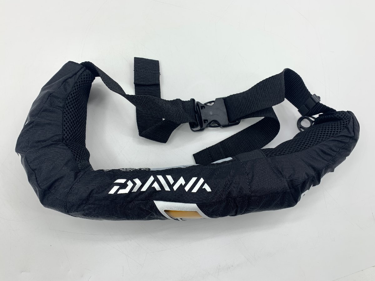  не использовался DAIWA Daiwa омыватель bru спасательный жилет талия модель ручной свободный черный DF-2205 Sakura Mark есть 1 иен ~ 04094S