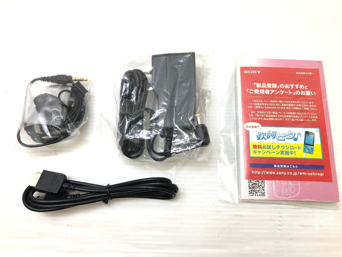  beautiful goods!SONY Sony WALKMAN E series Walkman digital audio player DAP 4GB noise cancel ring NW-E083K 1 jpy ~ T04113N