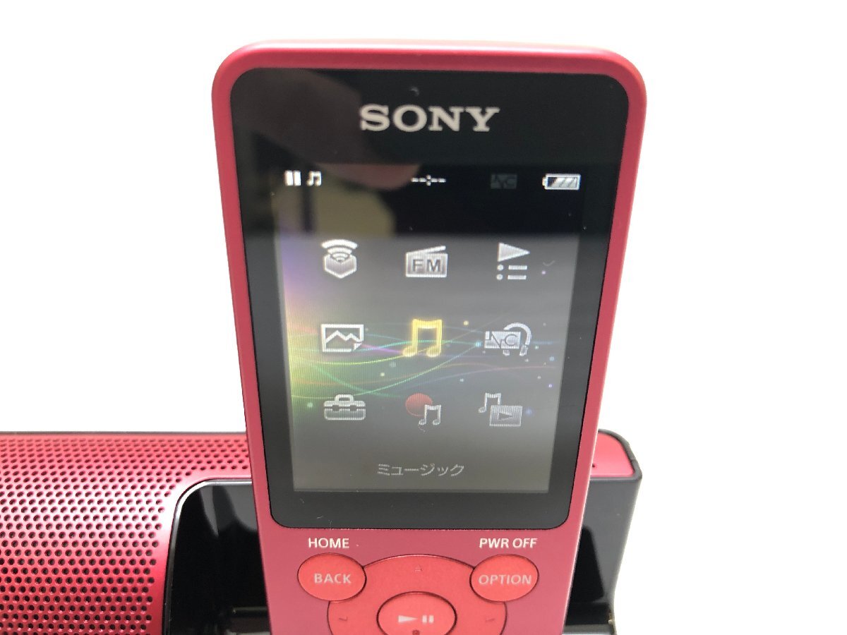  beautiful goods!SONY Sony WALKMAN E series Walkman digital audio player DAP 4GB noise cancel ring NW-E083K 1 jpy ~ T04113N